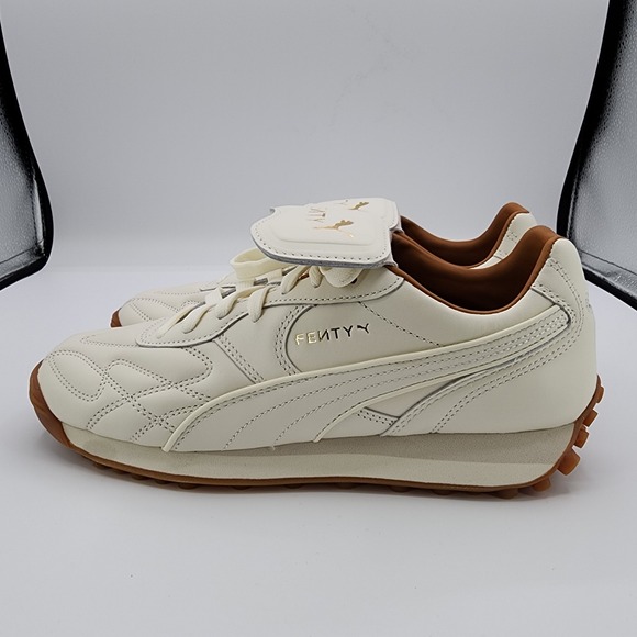 PUMA Fenty x Avanti VL Warm White Shoes Mens‎ 8.5 Leather 398672-02 NEW NWOT - Picture 5 of 11